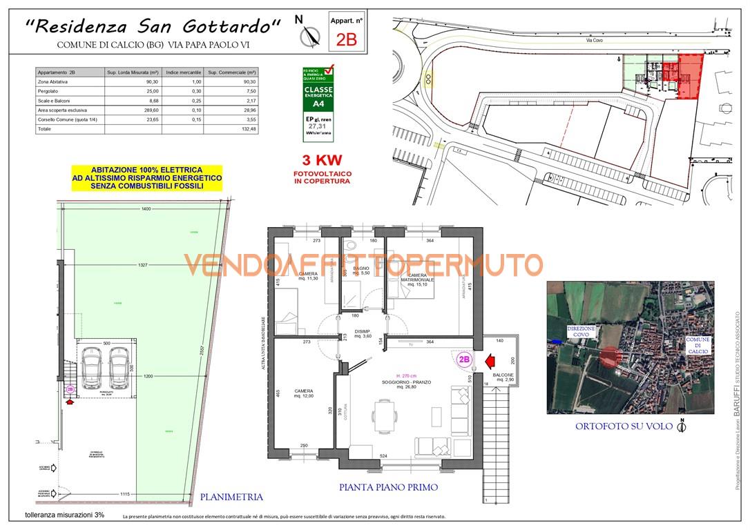 Immagine 5 di Appartamento in vendita  in Via Covo a Calcio