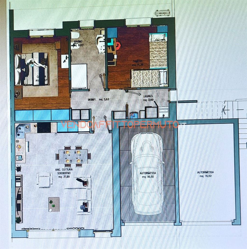 Immagine 5 di Appartamento in vendita  in Fontane snc a Palosco