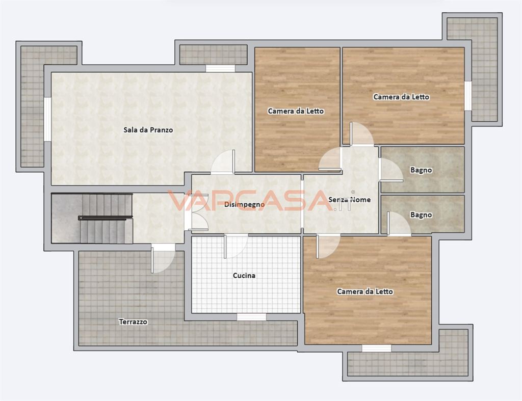 Immagine 10 di Casa bifamiliare in vendita  in VIA FOSSE ARDEATINE a Calcio