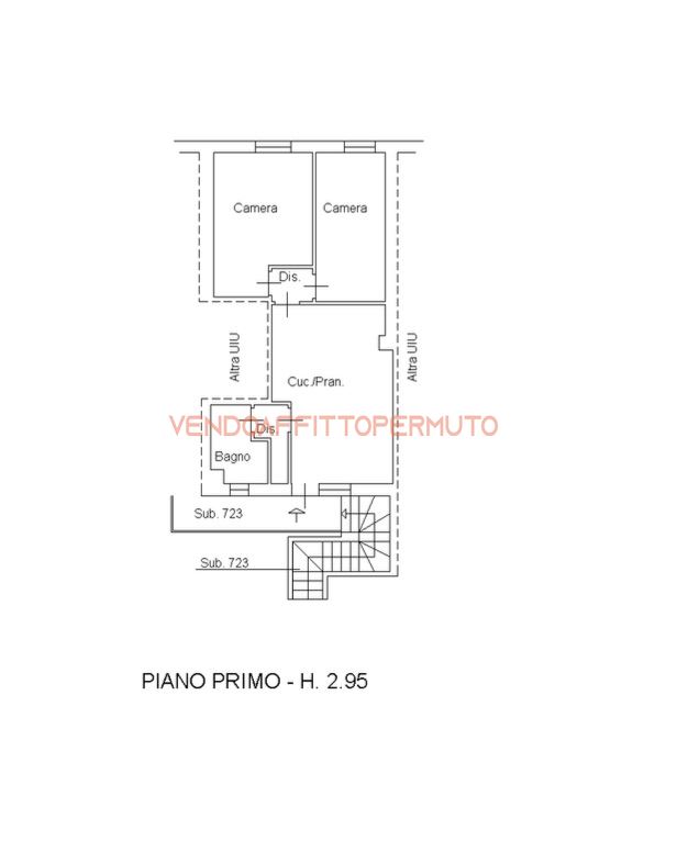 Immagine 7 di Appartamento in vendita  in VIA PAPA GIOVANNI XXIII a Calcio
