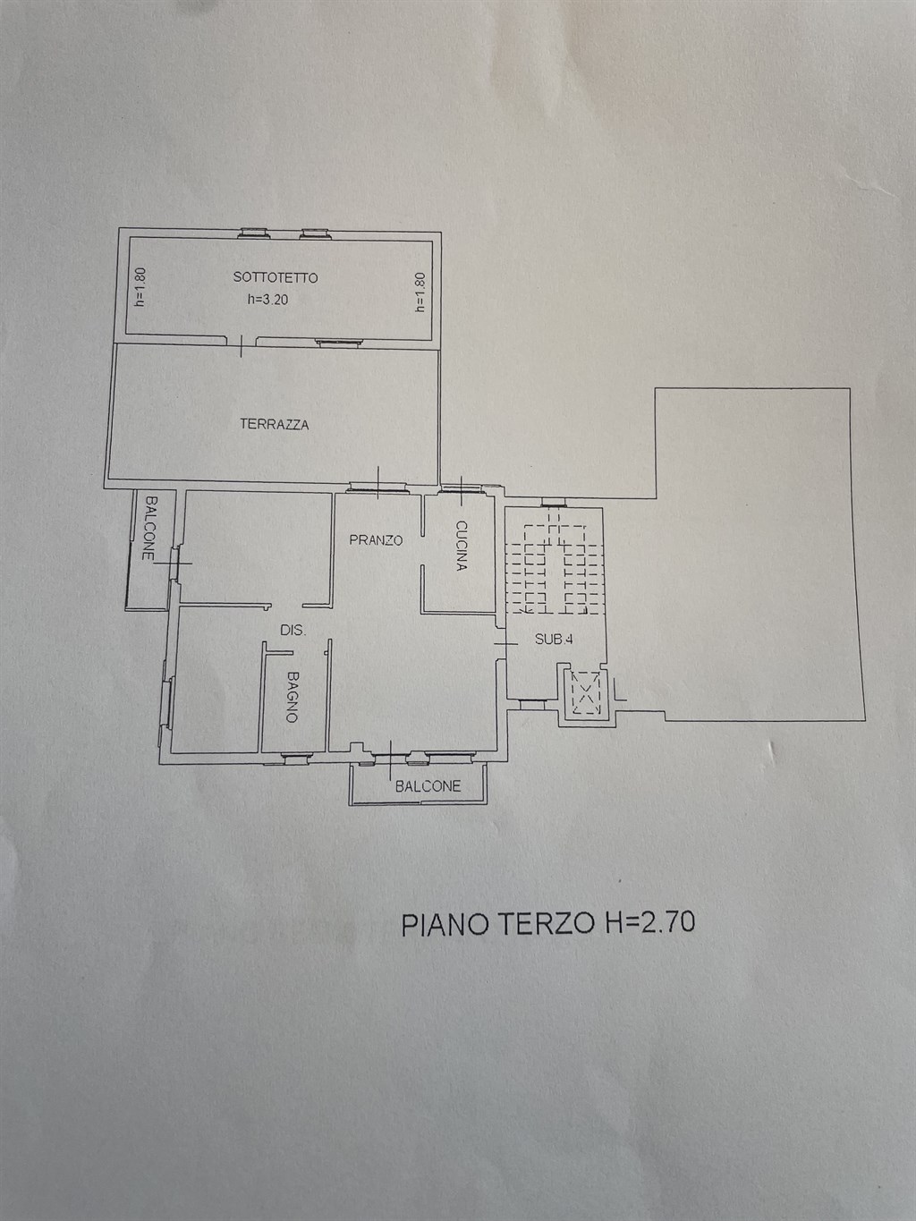 Immagine 10 di Attico in vendita  in VIA DELLA CASELLA a Martinengo