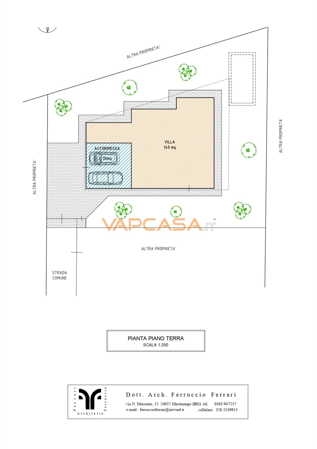 Immagine 10 di Villa in vendita  in Via Armonia 156 a Romano Di Lombardia