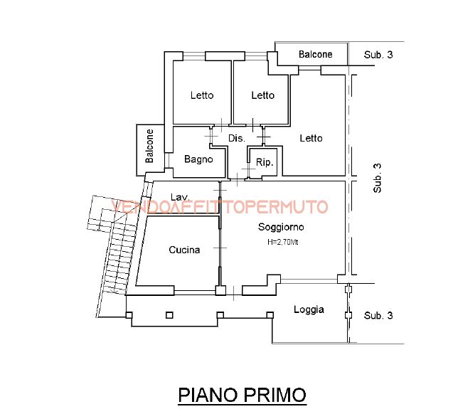 Immagine 11 di Appartamento in vendita  in via Gavazzeni a Martinengo