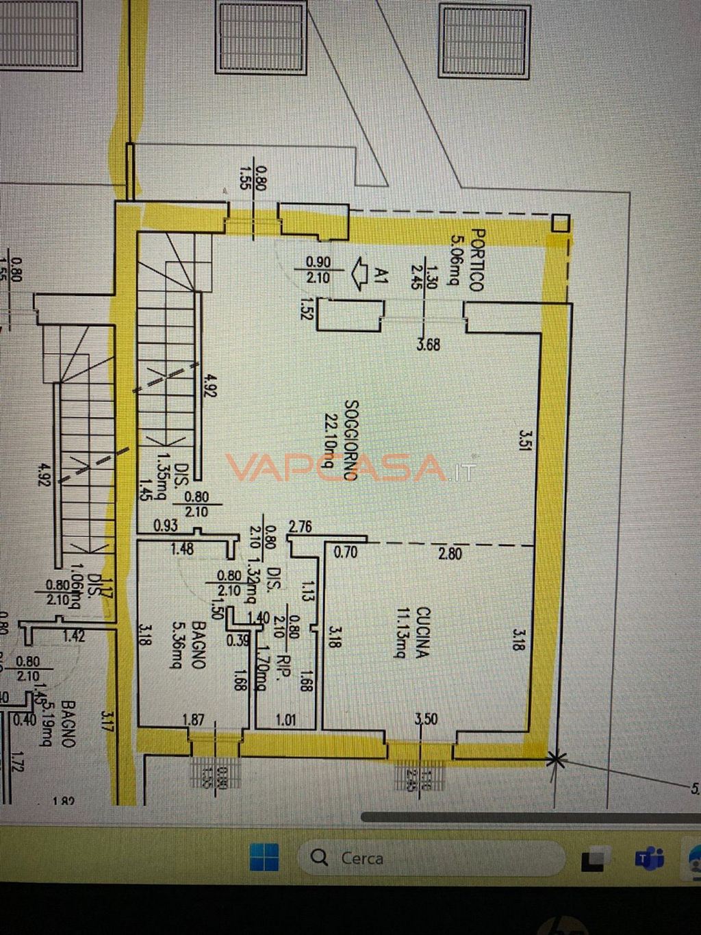 Immagine 11 di Villetta a schiera in vendita  in Via IV Novembre a Castel Rozzone