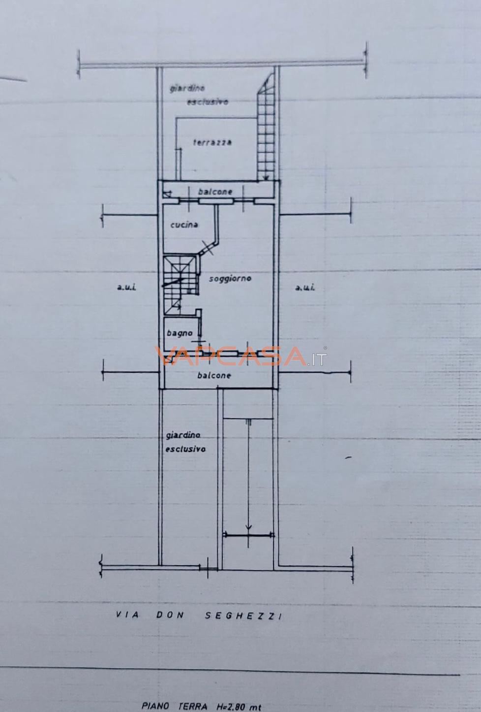 Immagine 11 di Villetta a schiera in vendita  in MONTE GRAPPA a Brembate
