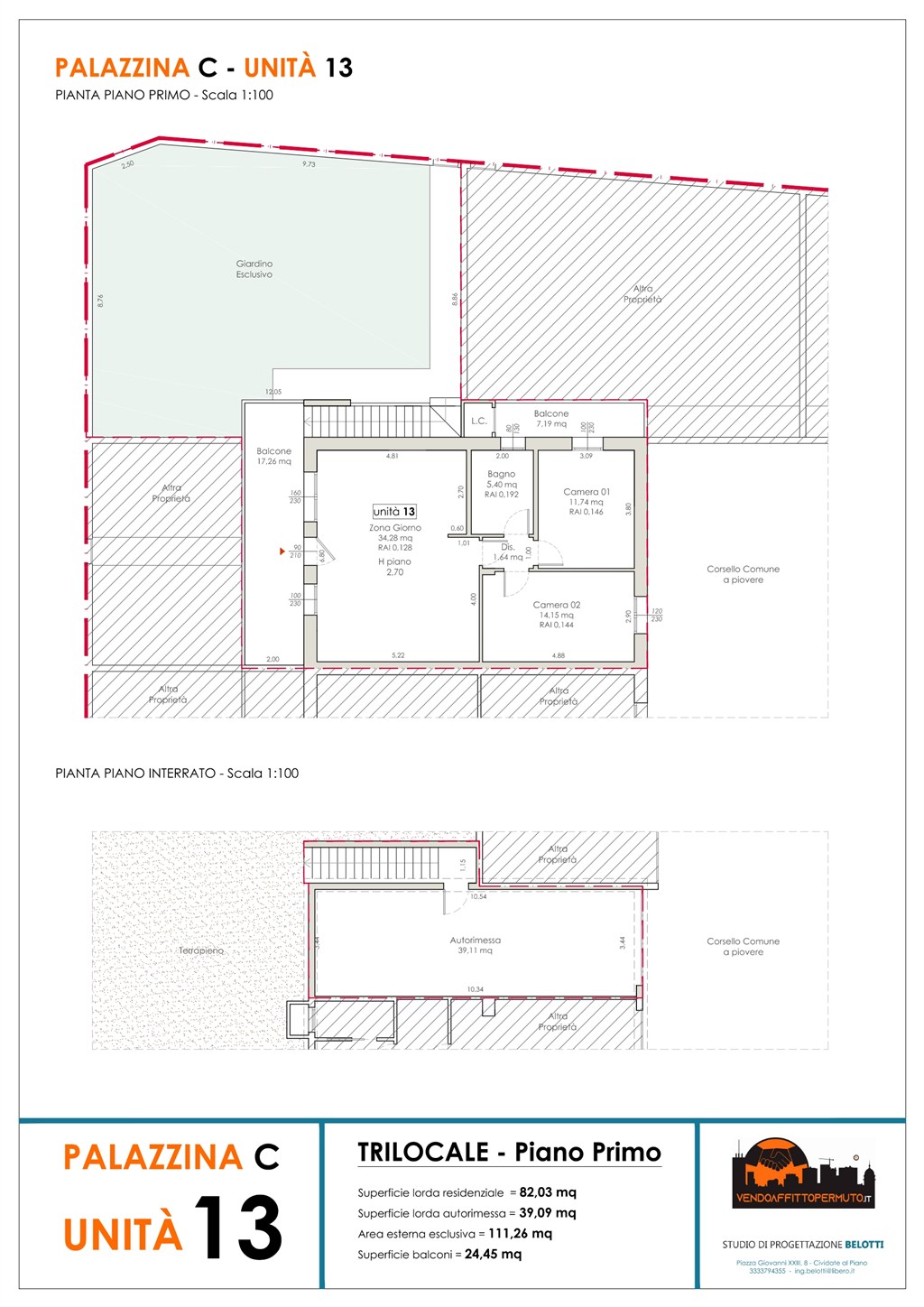 Immagine 4 di Attico in vendita  in VIA FRANCO BONARI a Palazzolo Sull'oglio