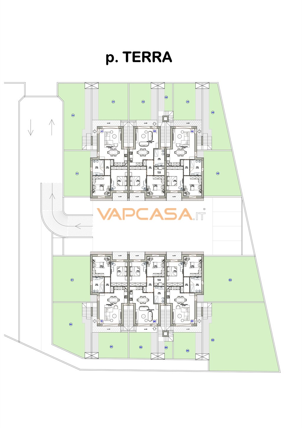 Immagine 11 di Appartamento in vendita  in Papa Paolo VI snc a Calcio