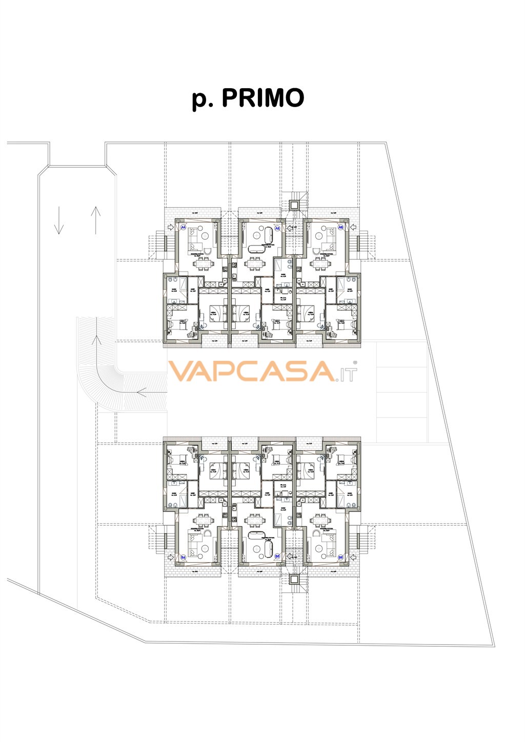 Immagine 10 di Appartamento in vendita  in Papa Paolo VI snc a Calcio
