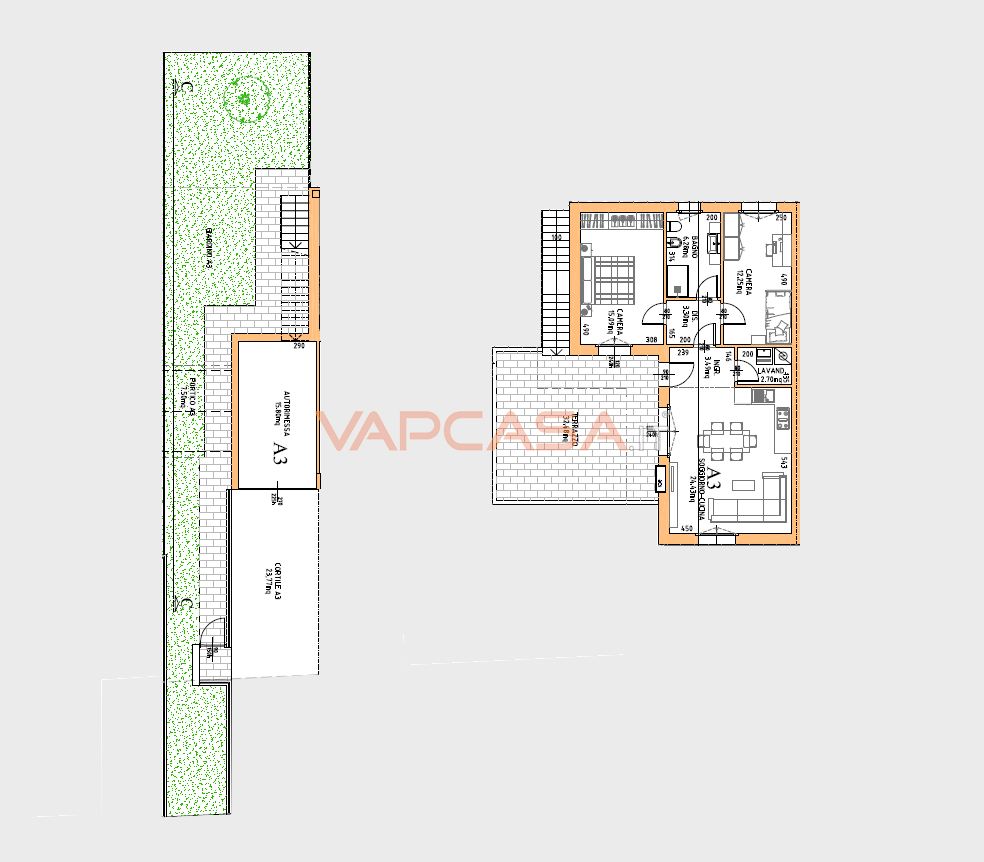 Immagine 10 di Appartamento in vendita  in VIA A. VESPUCCI 2 a Cologno Al Serio