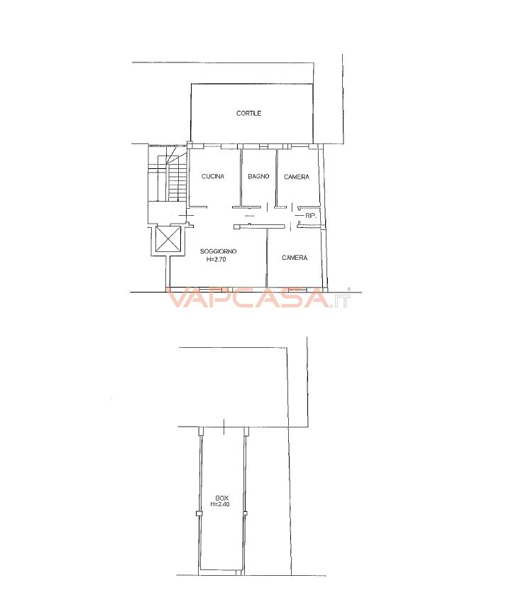 Immagine 10 di Appartamento in vendita  in via riva a Cortenuova