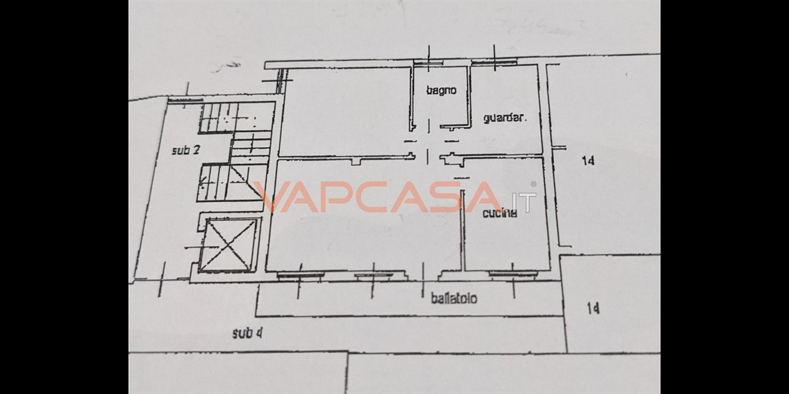 Immagine 7 di Appartamento in vendita  in via vittorio veneto a Ciserano