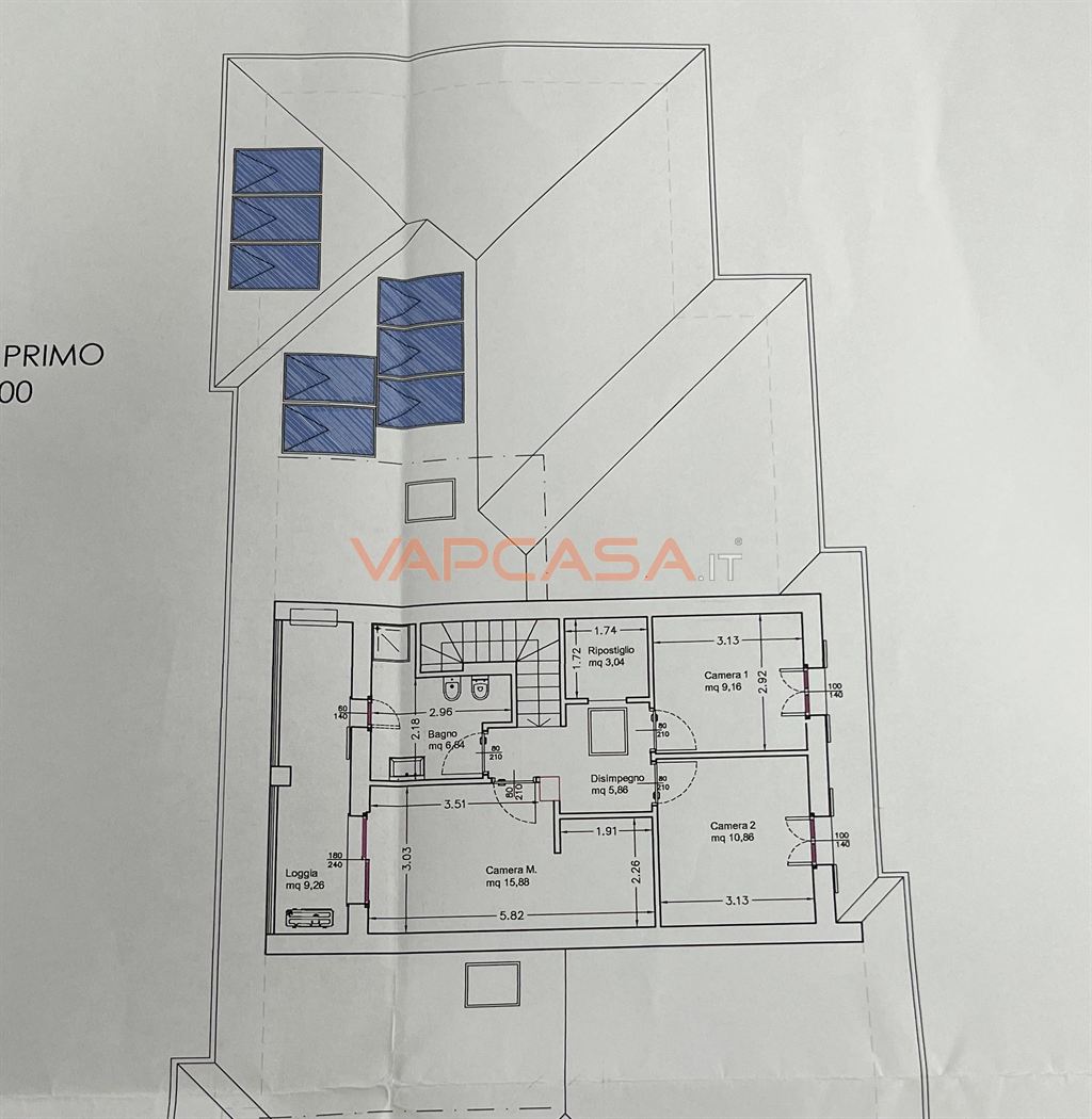 Immagine 10 di Villetta a schiera in vendita  in VIA LAMERA SNC a Romano Di Lombardia