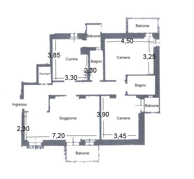 Immagine 10 di Appartamento in affitto  in Via Kennedy 28 a San Donato Milanese