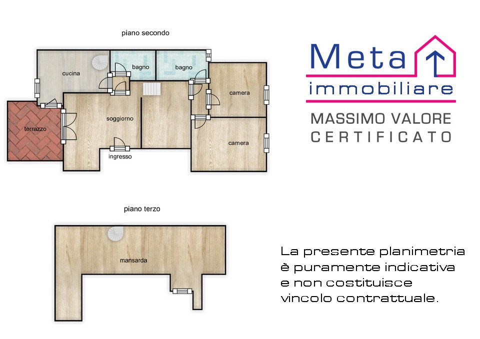 Immagine 10 di Appartamento in vendita  in via Fratelli Cervi 16 a Peschiera Borromeo