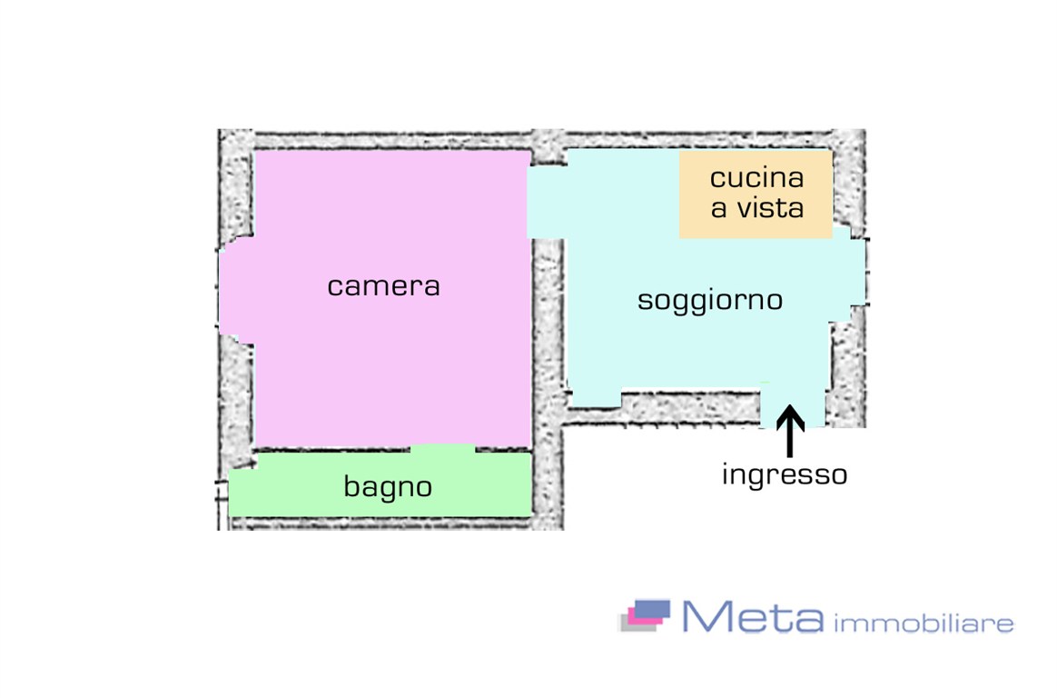 Immagine 8 di Appartamento in vendita  in Via Marignano 1 a Milano