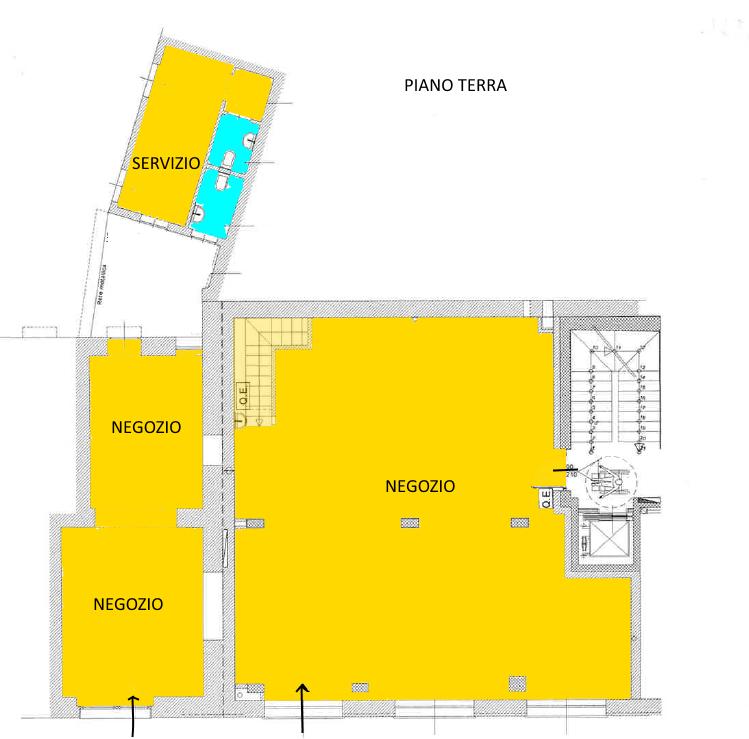 Immagine 8 di Negozio in affitto  in Via Volta 40/42 a Monza