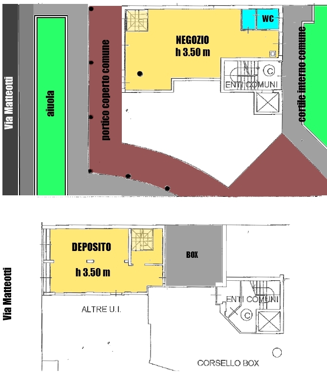 Immagine 2 di Negozio in affitto  in Via Matteotti 53 a Lissone