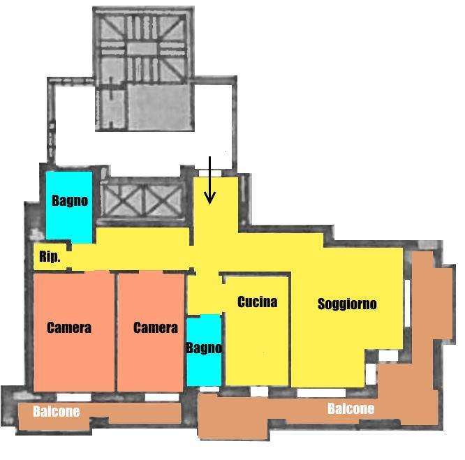 Immagine 10 di Appartamento in affitto  in Via Don Sturzo 3 a Monza