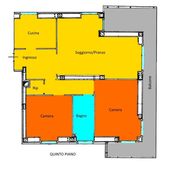 Immagine 5 di Appartamento in affitto  in Via Wolfang Amadeus Mozart 3 a Monza