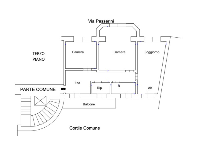 Immagine 5 di Appartamento in affitto  in Via Passerini 9 a Monza