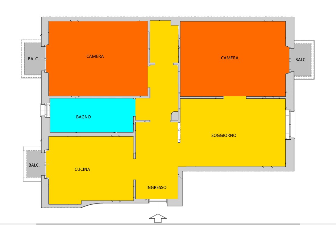 Immagine 10 di Appartamento in affitto  in Via Francesco Caracciolo 62 a Milano