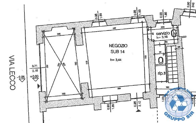 Immagine 6 di Negozio in affitto  in via lecco 3 a Monza