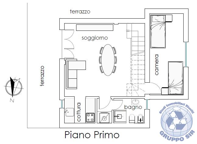 Immagine 10 di Casa semindipendente in vendita  in viale Verga 188 a Comacchio