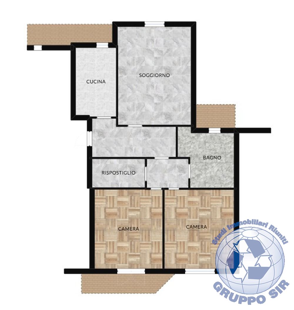 Immagine 10 di Appartamento in affitto  in via europa 34 a Muggiò