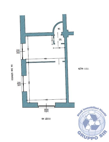 Immagine 6 di Ufficio in vendita  in via san gerardo 2/a a Monza