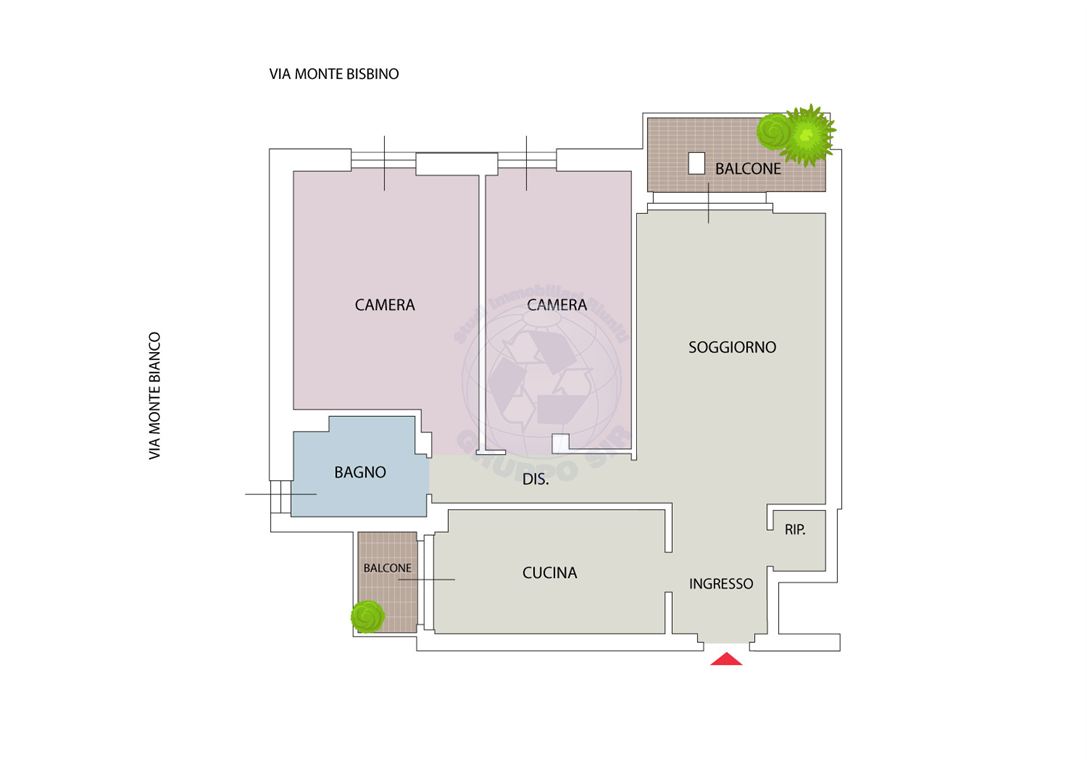 Immagine 10 di Appartamento in affitto  in Via Monte Bianco 15 a Monza