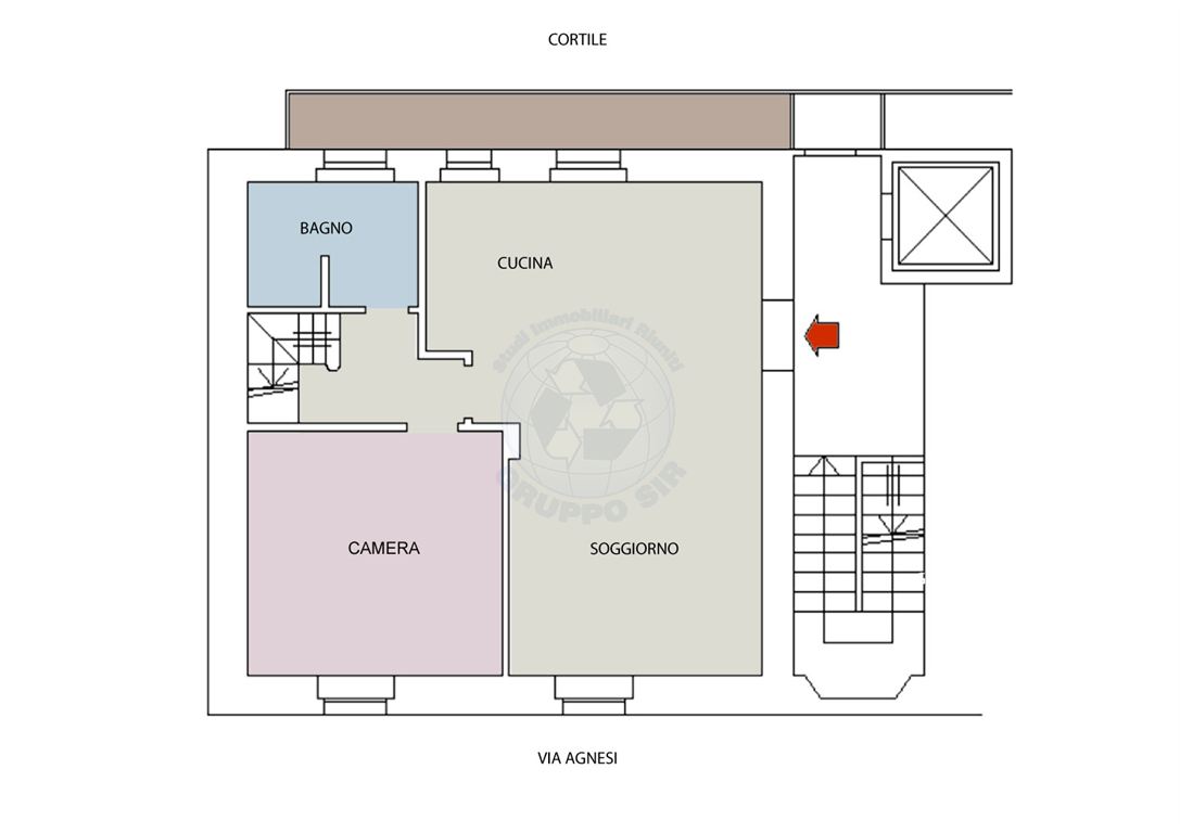 Immagine 10 di Appartamento in vendita  in Via Agnesi 2 a Monza