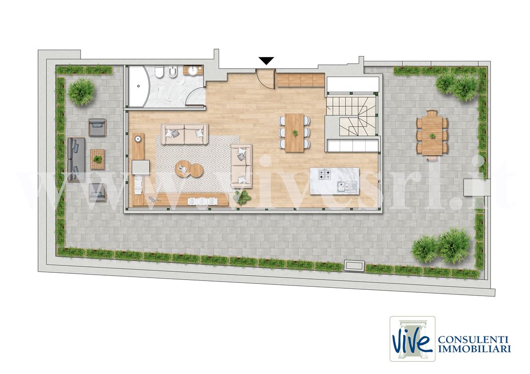 Immagine 6 di Appartamento in vendita  a Milano