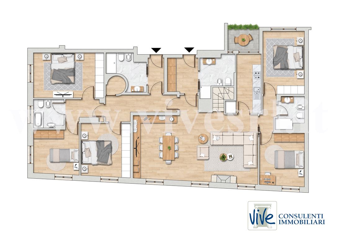 Immagine 5 di Appartamento in vendita  a Milano