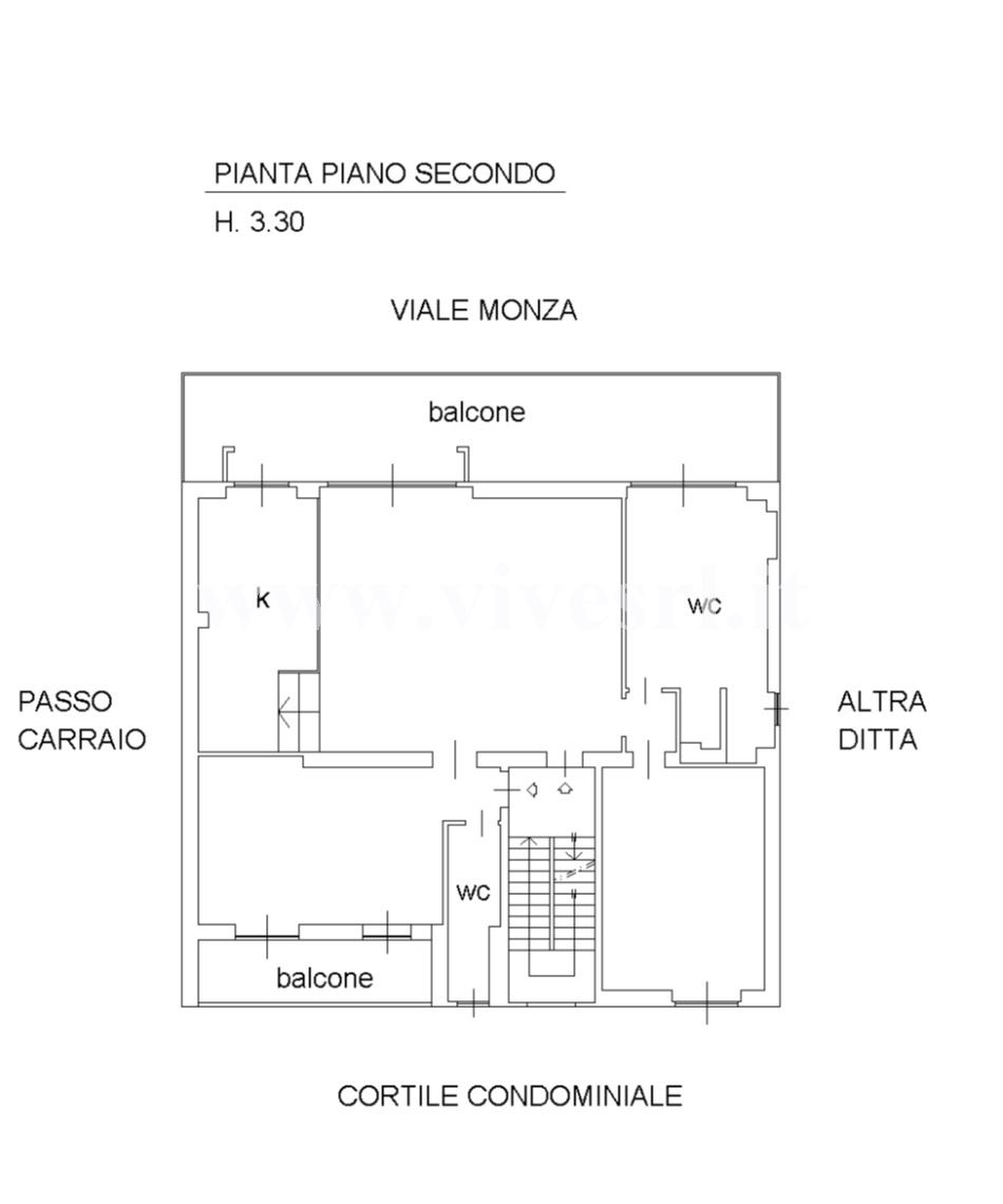 Immagine 12 di Palazzo in vendita  in Viale Monza a Milano