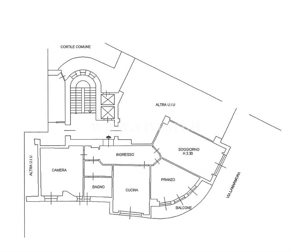 Immagine 10 di Ufficio in vendita  in Via Alfonso Lamarmora a Milano