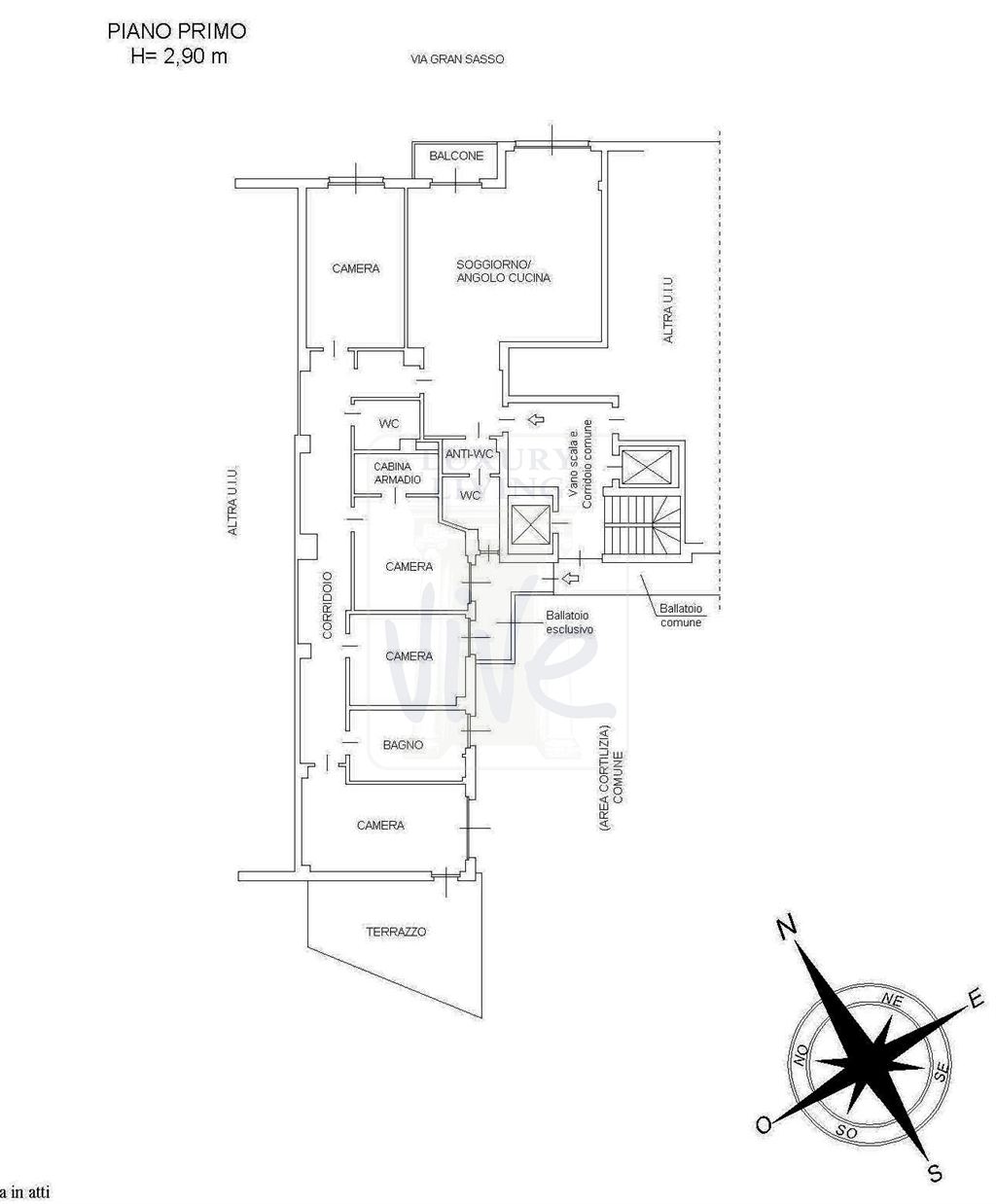 Immagine 4 di Appartamento in vendita  in Viale Gran Sasso a Milano