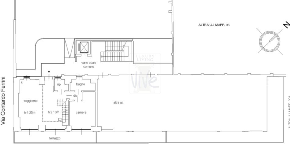 Immagine 2 di Appartamento in vendita  in Via Ferrini a Milano