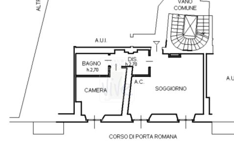 Immagine 2 di Appartamento in affitto  in Corso di Porta Romana a Milano
