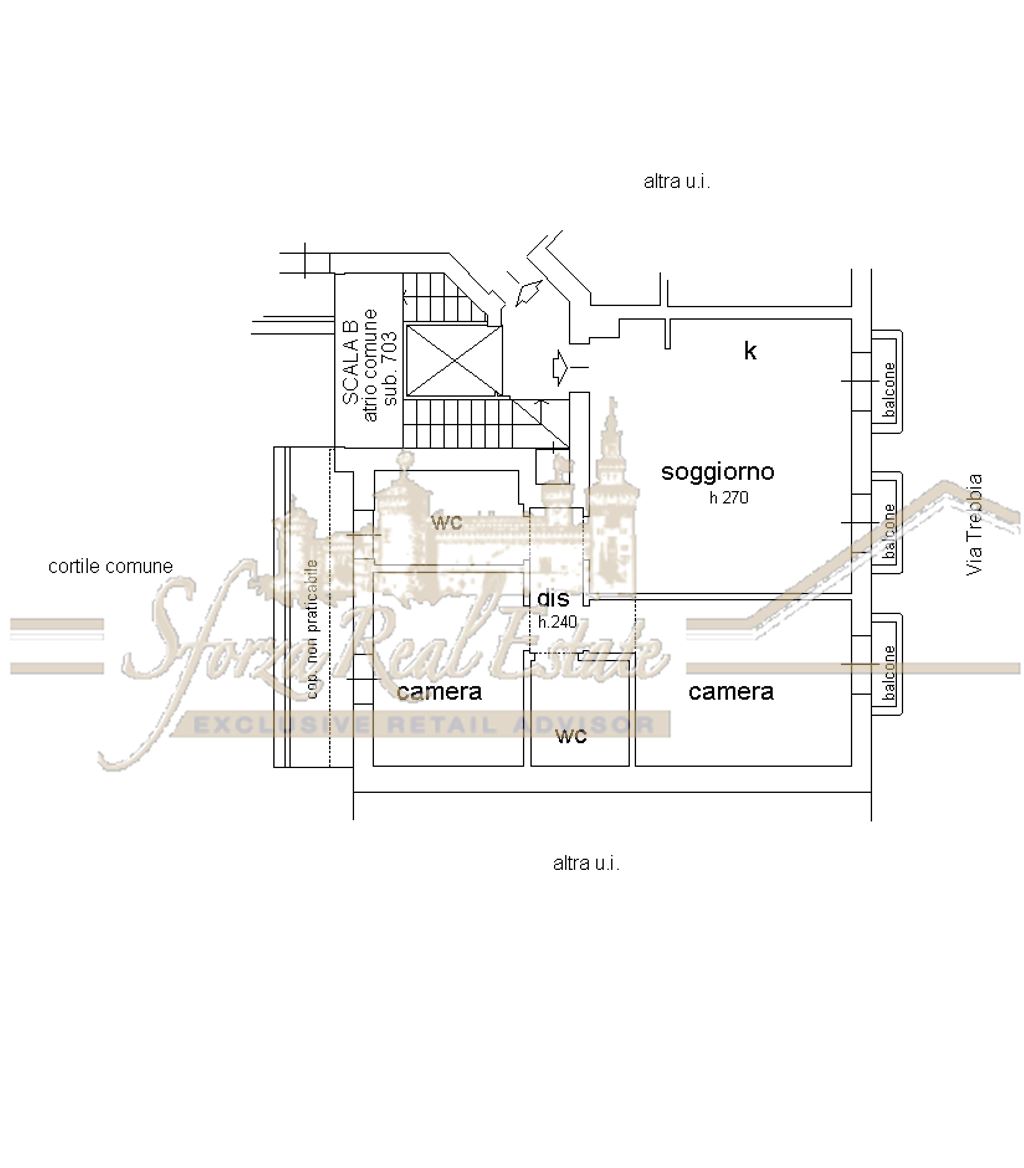 Immagine 3 di Appartamento in affitto  in Via Crema 25 a Milano