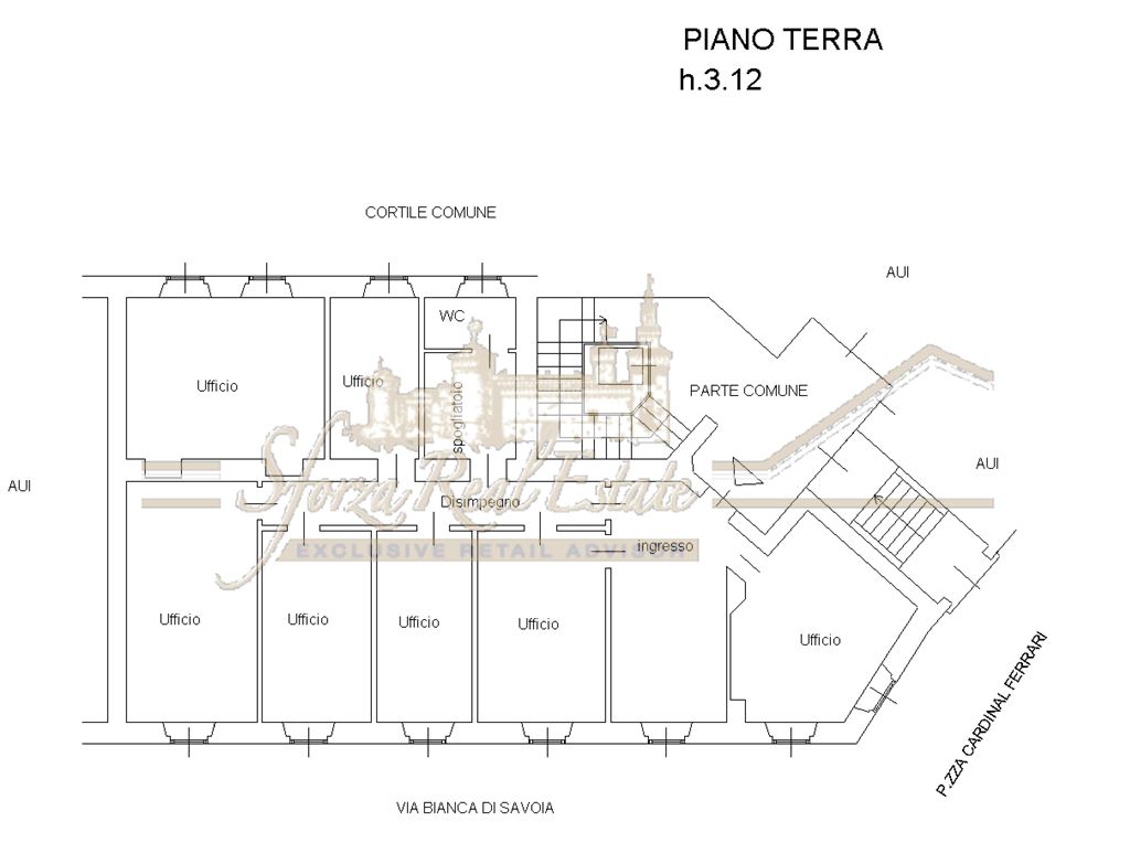 Immagine 7 di Ufficio in vendita  in Piazza  Andrea Ferrari a Milano