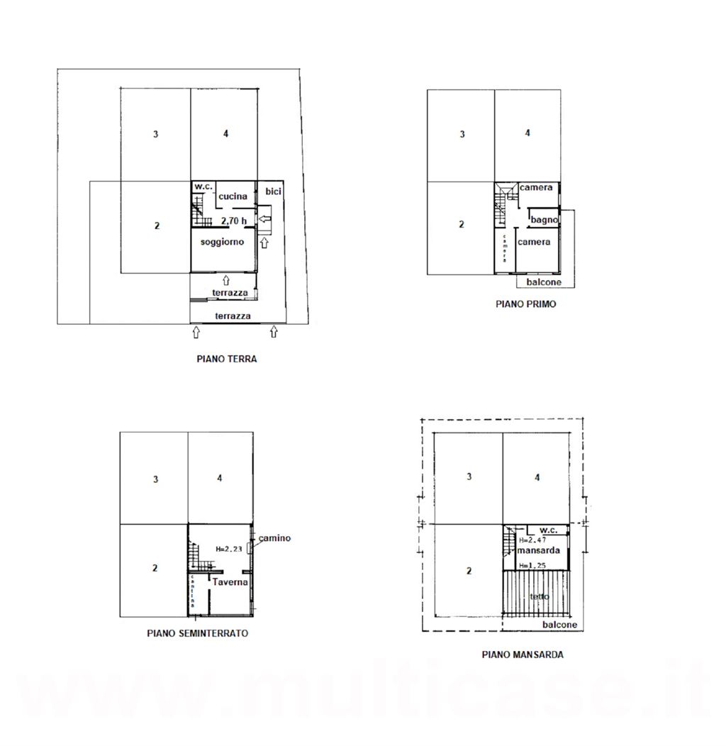 Immagine 10 di Villa in vendita  in Via S. Giovanni Bosco 172 a Viareggio