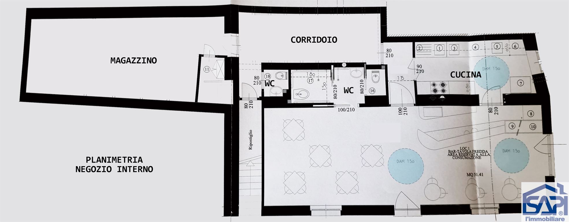 Immagine 4 di Negozio in vendita  in VIA IV NOVEMBRE a Albiate