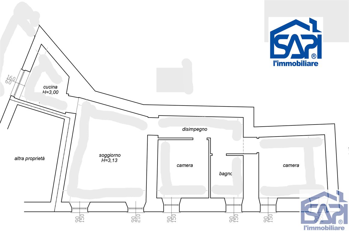 Immagine 10 di Appartamento in vendita  in via corti a Erba
