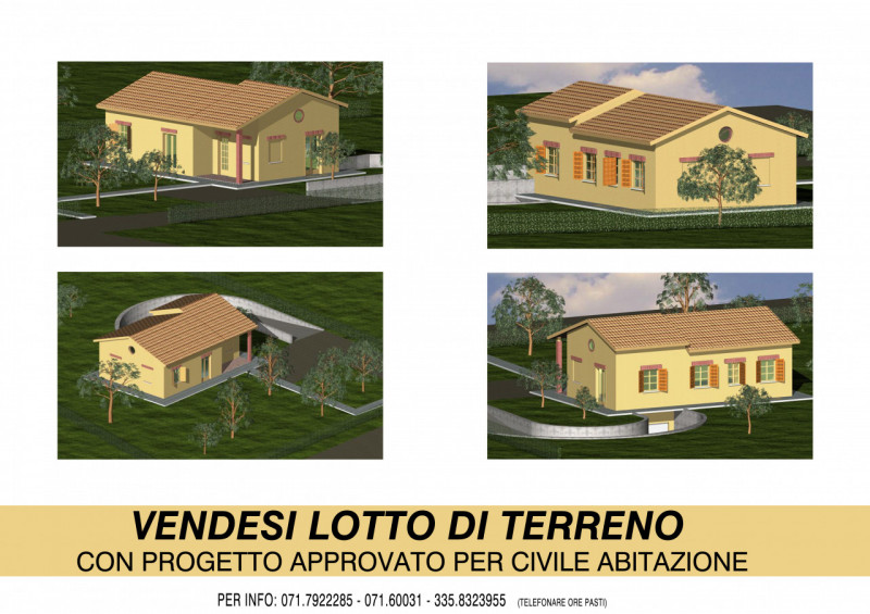 Immagine 1 di Terreno in vendita  a Belvedere Ostrense