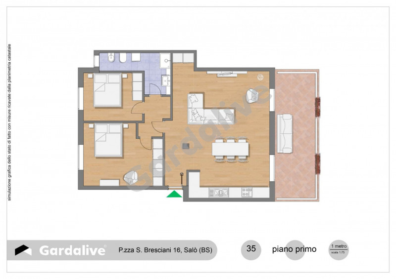 Immagine 14 di Appartamento in vendita  in Via Boschette 6 a San Felice Del Benaco