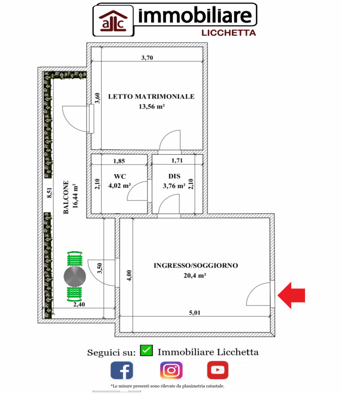 Immagine 19 di Appartamento in vendita  in Via Dante De Blasi 66 a Lecce