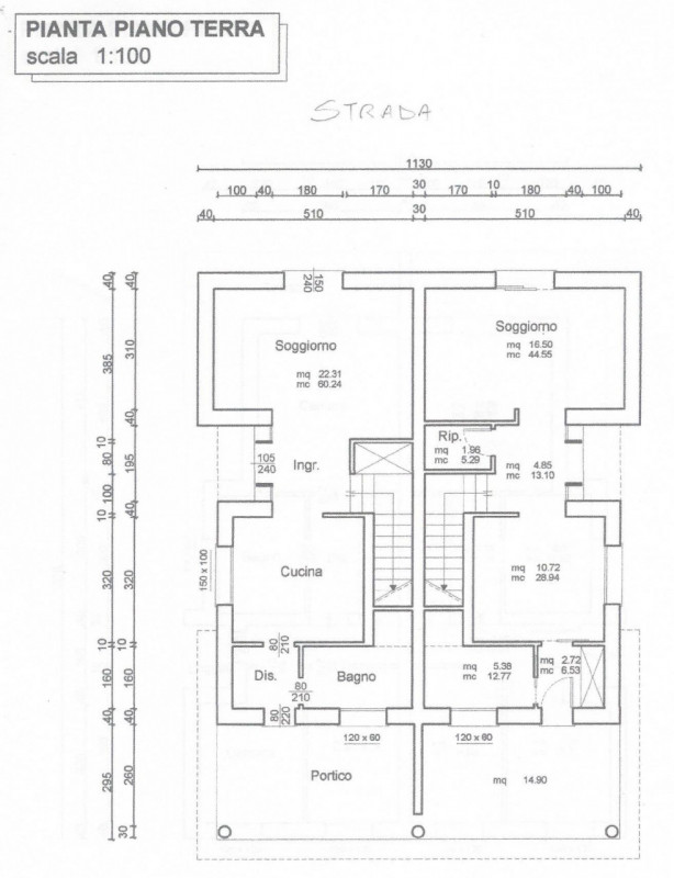 Immagine 4 di Casa bifamiliare in vendita  in Via G. Matteotti n. 20 bis - Cavarzere a Cavarzere