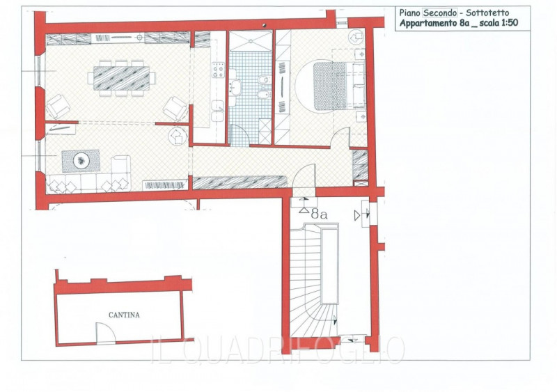 Immagine 11 di Attico in vendita  a Cesena