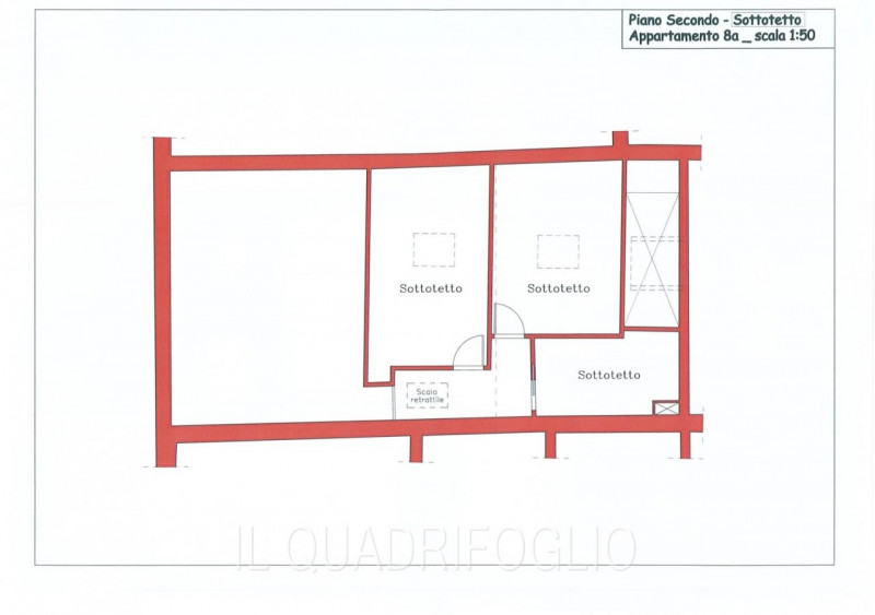 Immagine 12 di Attico in vendita  a Cesena