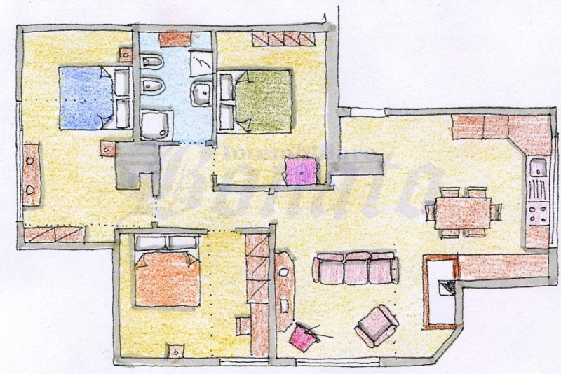Immagine 2 di Appartamento in vendita  in Via Roma a Auronzo Di Cadore